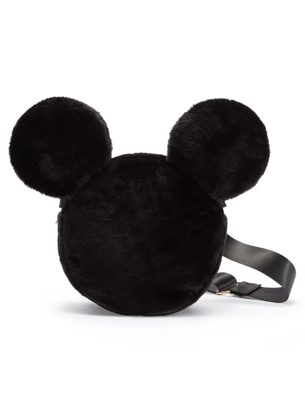 Mickey Mouse Faux Fur Round Crossbody Bag